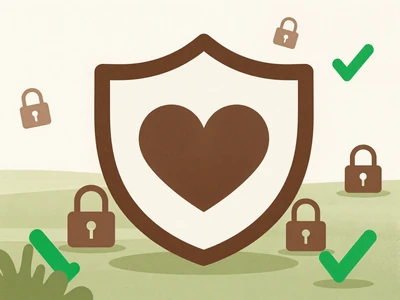 Privacy shield icon representing secure CTA architecture on Farmstead Singles