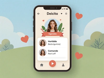 Smartphone showing Farmstead Singles dating profile card - learn how farm dating works