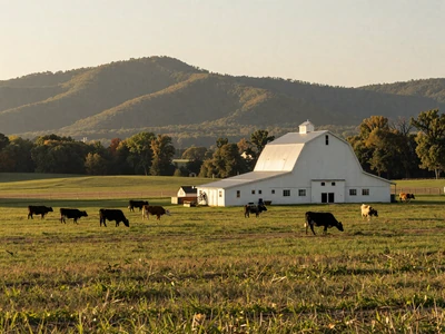 Tennessee rolling farmland with mountains for Tennessee farmers dating