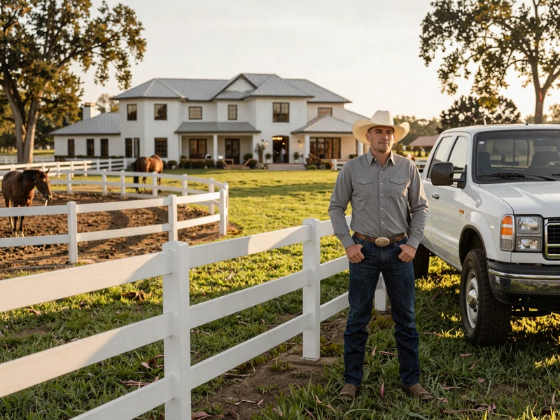 Luxury ranch estate with horse paddocks - millionaire farmers dating
