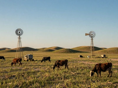 Nebraska Sandhills ranch with cattle on rolling grassland for Nebraska farmers dating