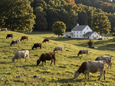 Missouri Ozark farmland with cattle for Missouri farmers dating