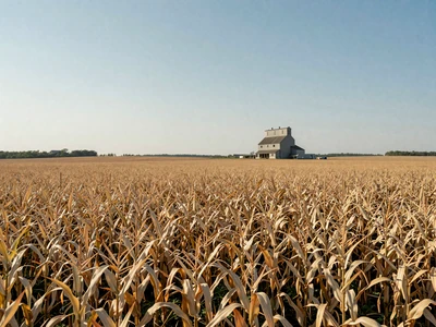 Indiana farmland with corn fields for Indiana farmers dating